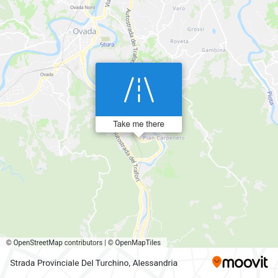 Strada Provinciale Del Turchino map