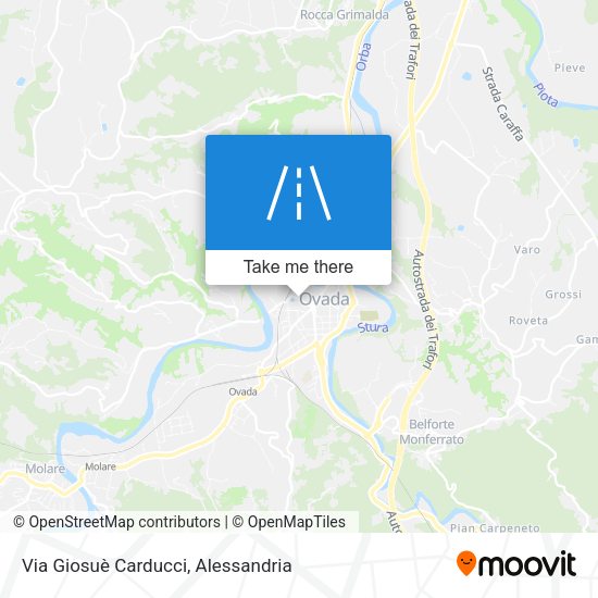Via Giosuè Carducci map