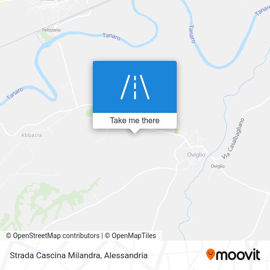 Strada Cascina Milandra map