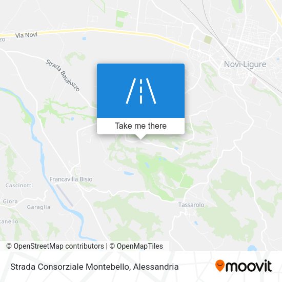 Strada Consorziale Montebello map