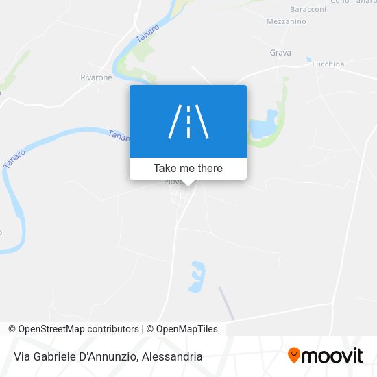 Via Gabriele D'Annunzio map