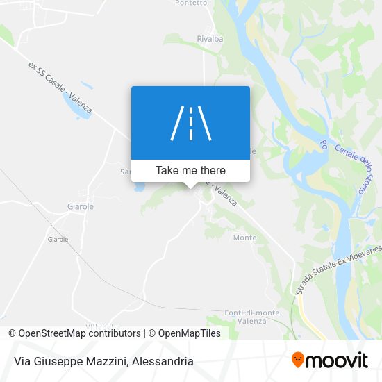 Via Giuseppe Mazzini map
