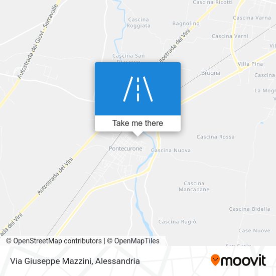 Via Giuseppe Mazzini map