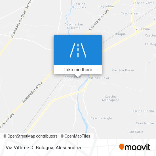 Via Vittime Di Bologna map