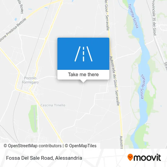 Fossa Del Sale Road map