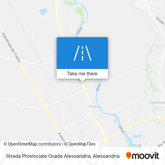 Strada Provinciale Ovada Alessandria map