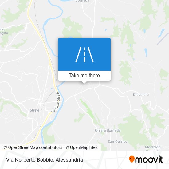 Via Norberto Bobbio map