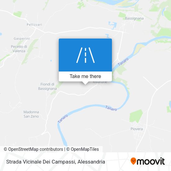 Strada Vicinale Dei Campassi map