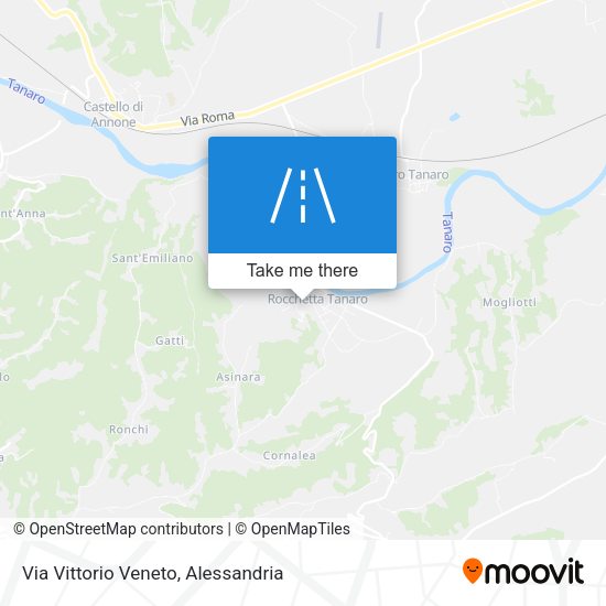 Via Vittorio Veneto map