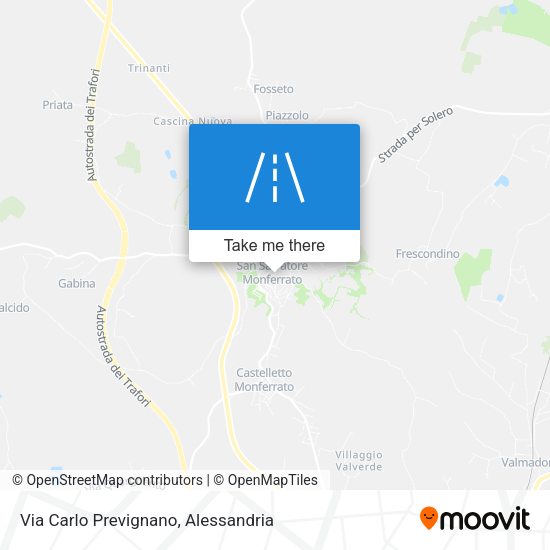Via Carlo Prevignano map
