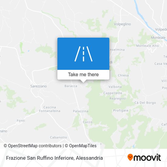 Frazione San Ruffino Inferiore map