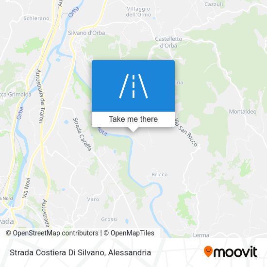 Strada Costiera Di Silvano map