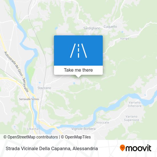 Strada Vicinale Della Capanna map