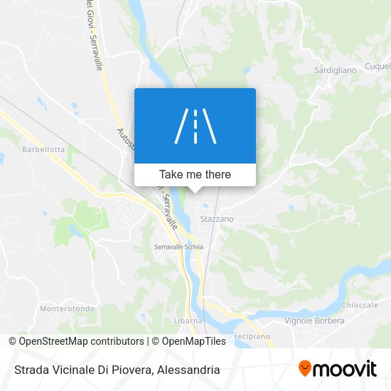 Strada Vicinale Di Piovera map