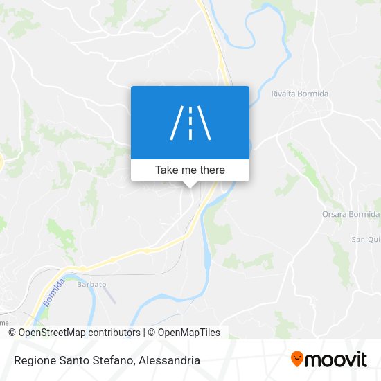 Regione Santo Stefano map