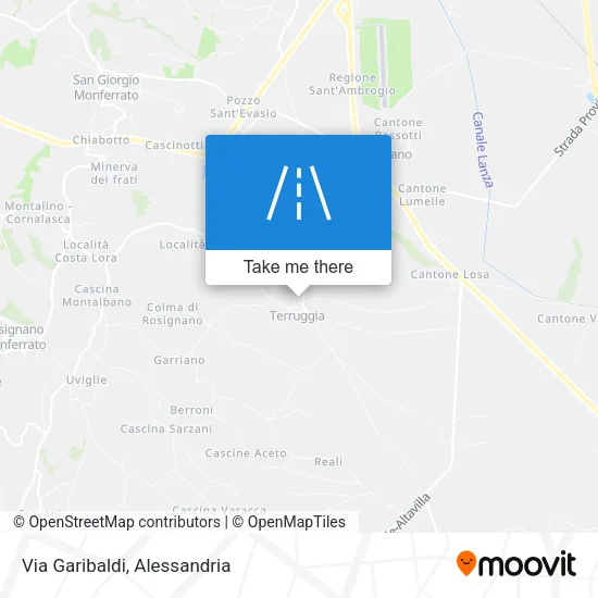 Via Garibaldi map