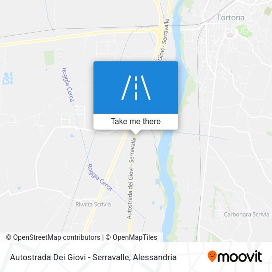 Autostrada Dei Giovi - Serravalle map