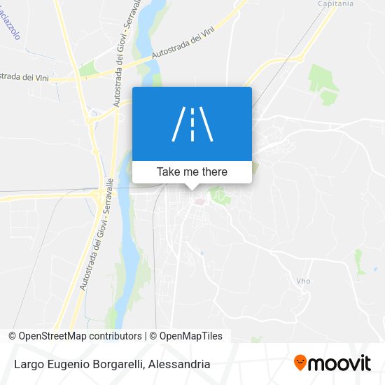 Largo Eugenio Borgarelli map