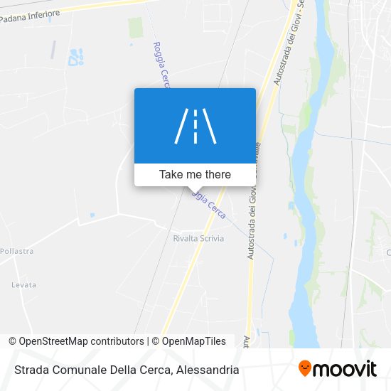 Strada Comunale Della Cerca map