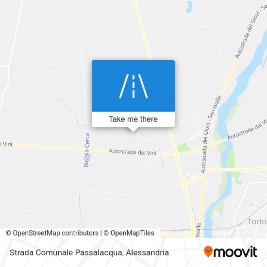 Strada Comunale Passalacqua map