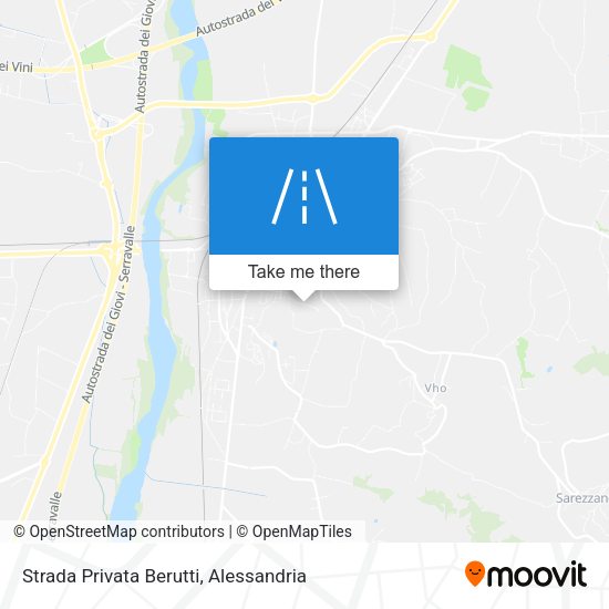 Strada Privata Berutti map