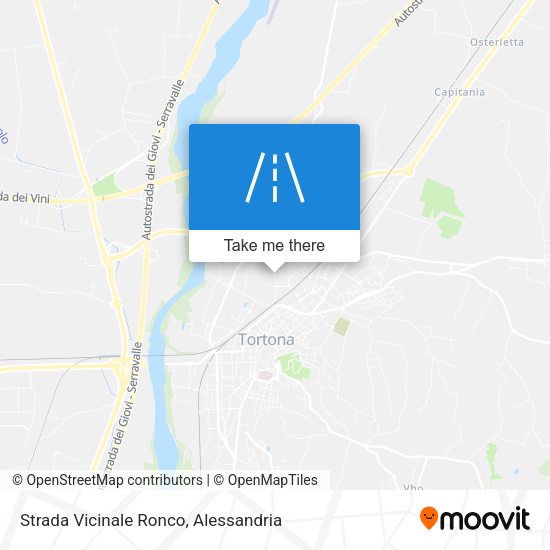 Strada Vicinale Ronco map