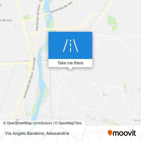 Via Angelo Barabino map