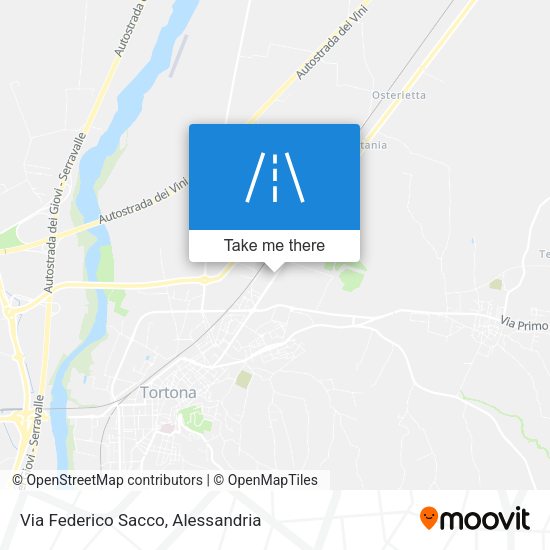 Via Federico Sacco map