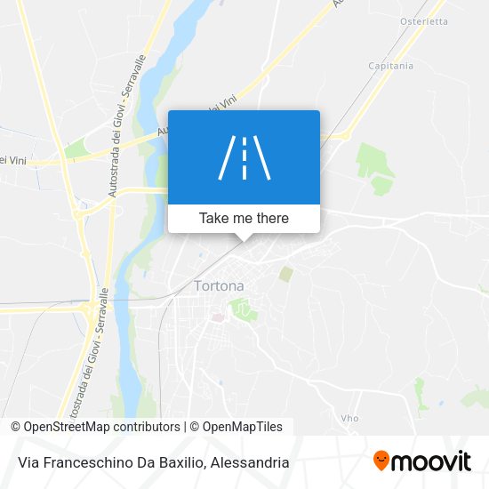 Via Franceschino Da Baxilio map