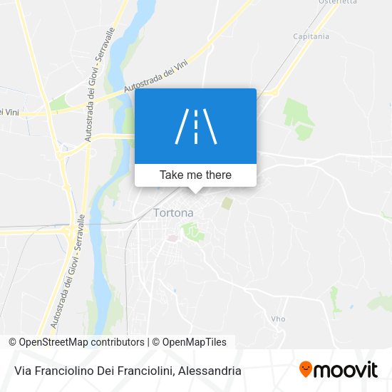 Via Franciolino Dei Franciolini map