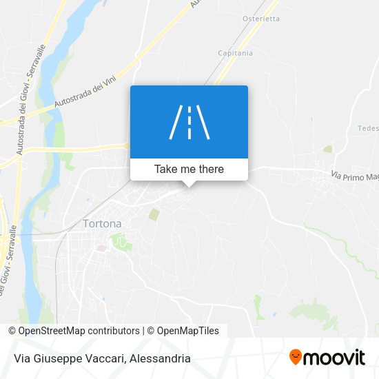 Via Giuseppe Vaccari map