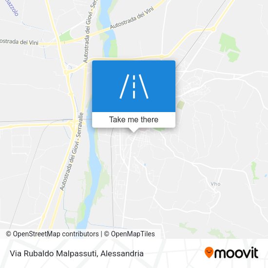 Via Rubaldo Malpassuti map