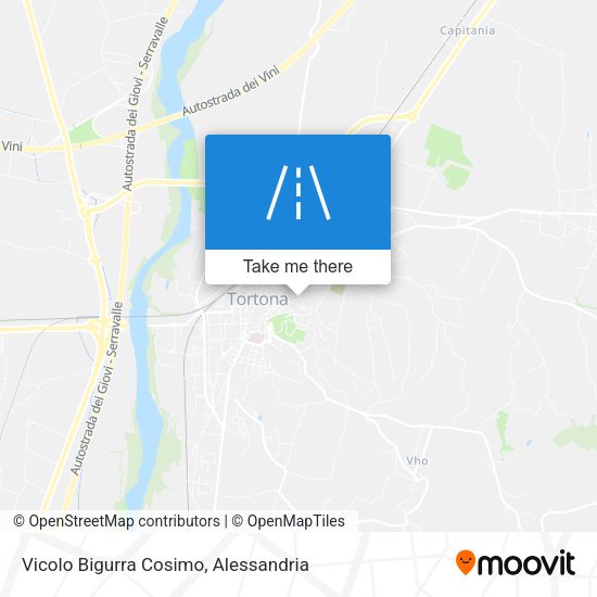 Vicolo Bigurra Cosimo map