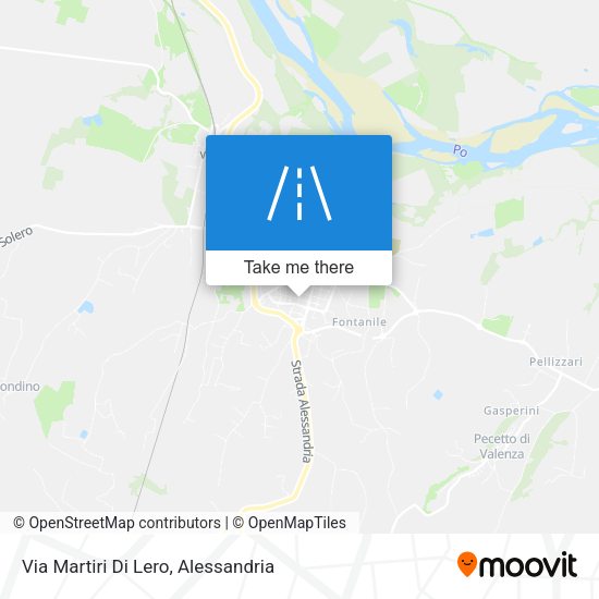 Via Martiri Di Lero map