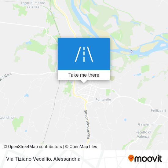 Via Tiziano Vecellio map