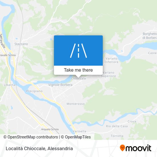 Località Chioccale map