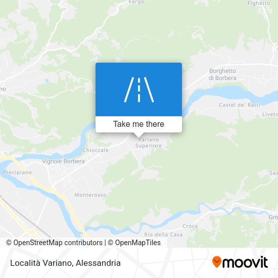 Località Variano map