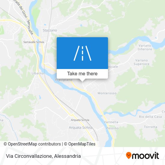 Via Circonvallazione map