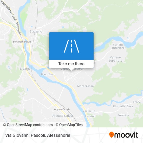Via Giovanni Pascoli map