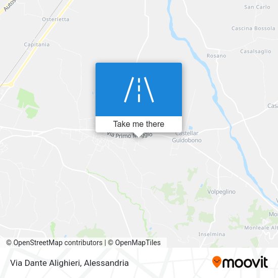 Via Dante Alighieri map
