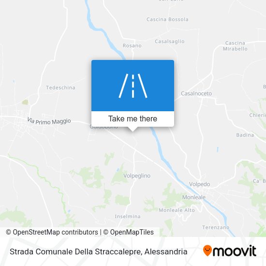 Strada Comunale Della Straccalepre map