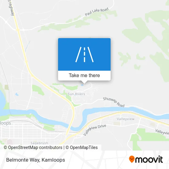 Belmonte Way map