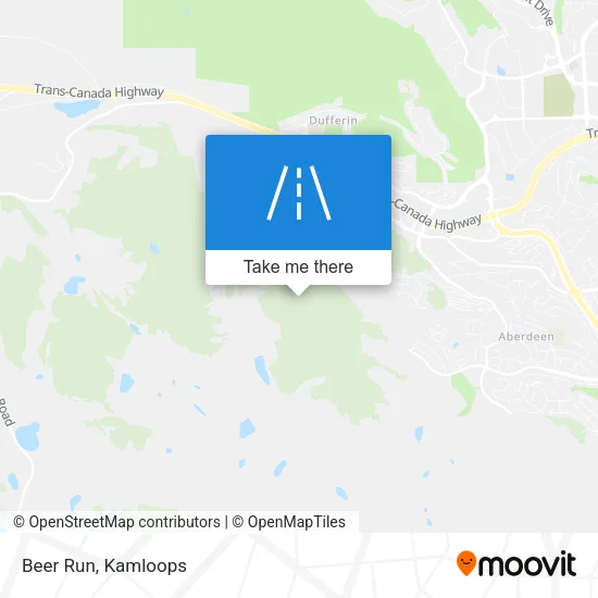 Beer Run map