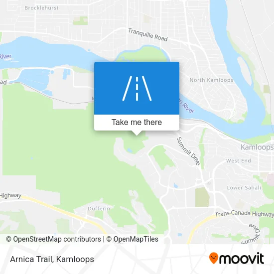 Arnica Trail map