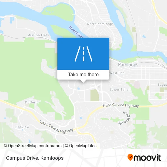 Campus Drive map