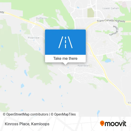 Kinross Place map
