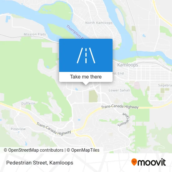 Pedestrian Street map