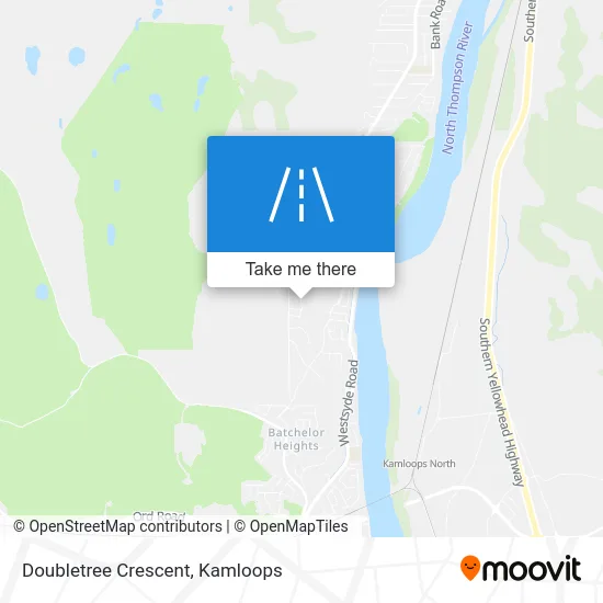 Doubletree Crescent map