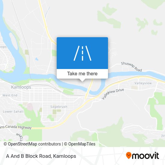 A And B Block Road plan