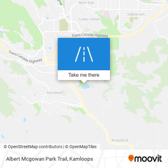 Albert Mcgowan Park Trail map